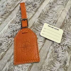 Portland Leather Luggage Tag